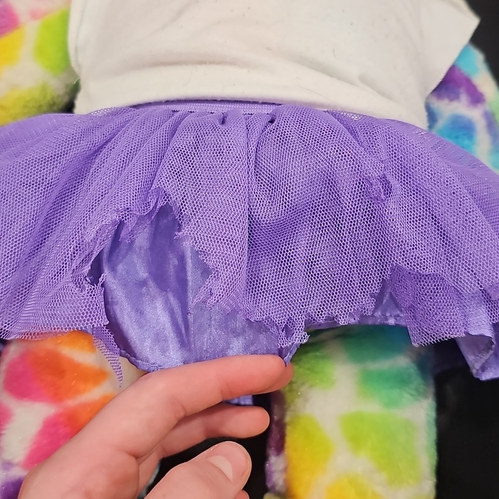 N Purple And White Costum For A Build A Bear Teddy Bear. Bear Not Included! - Picture 7 of 7